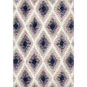 Cotton Tail Ikat Diamond Multi (7'10" x 10'10")