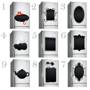 Kitchen Chalkboard Sticker for Refrigerator - Magnetic Fridge Decal